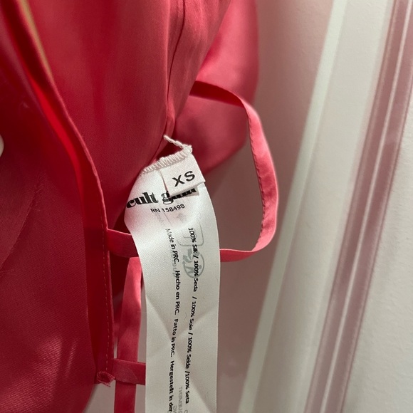 NWOT Cult Gaia Rosa Top Rosado Pink XS - Picture 5 of 6